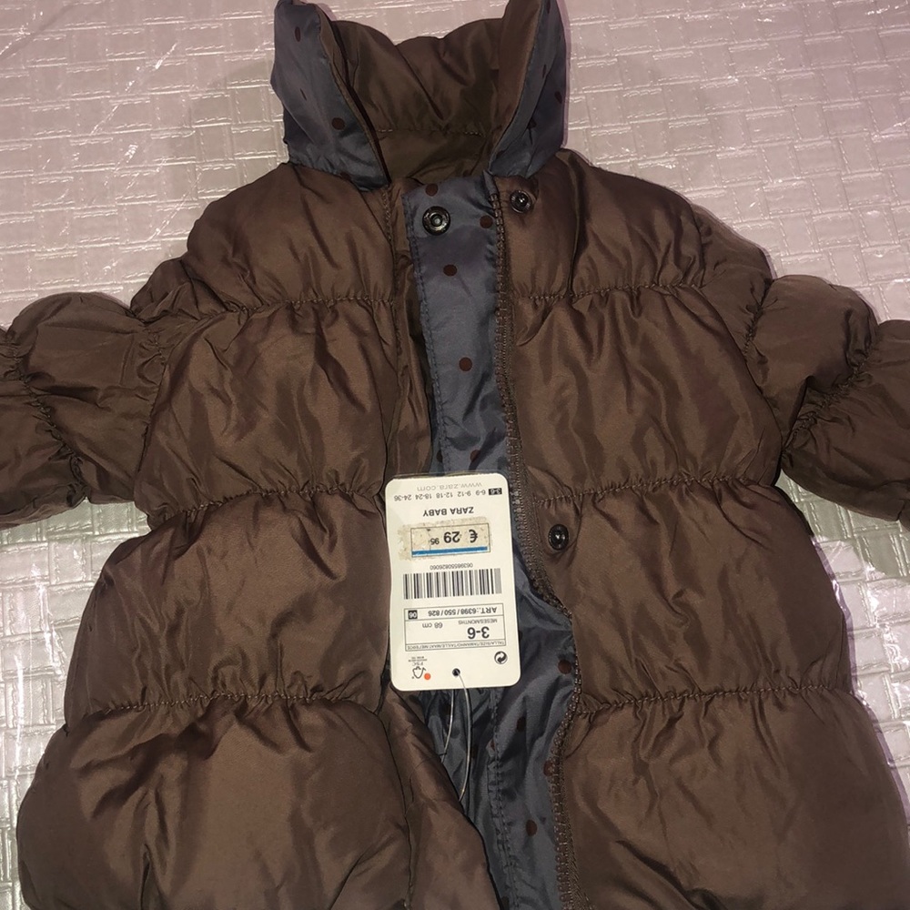 ZARA BABY REVERSIBLE COAT - Picture 5 of 8